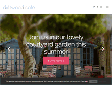 Tablet Screenshot of driftwood-cafe.co.uk
